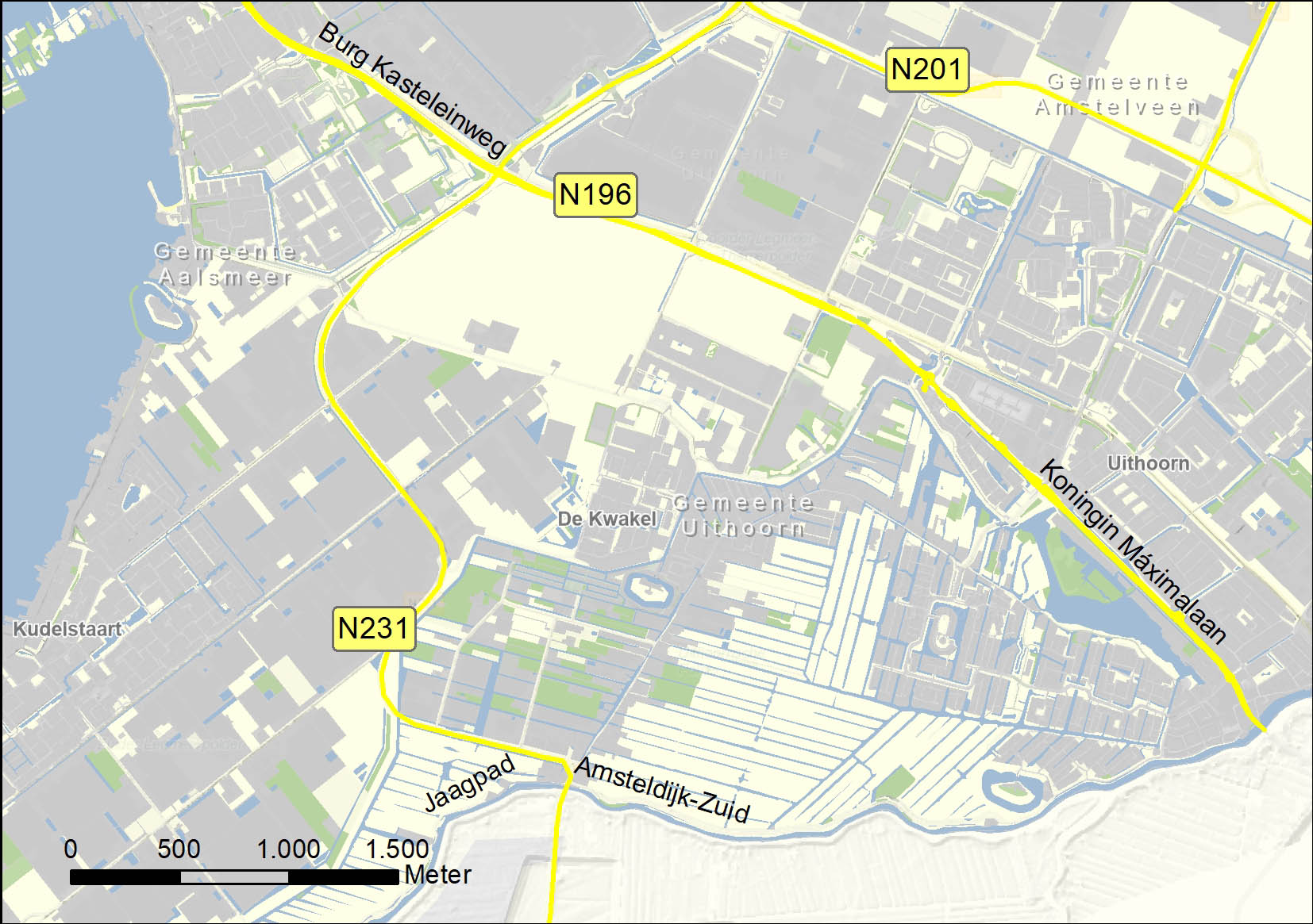 Kaart N231-Zuid